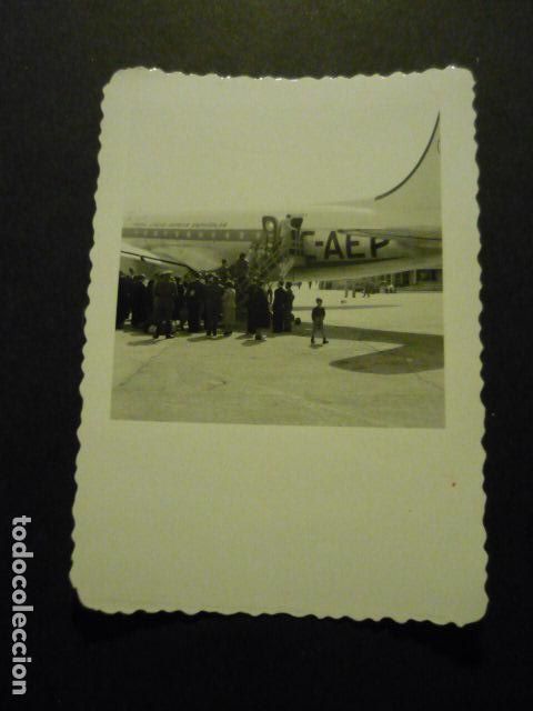 Fotografia antiga: MADRID AEROPUERTO DE BARAJAS ANTIGUA FOTOGRAFIA 6,5 X 9 CM