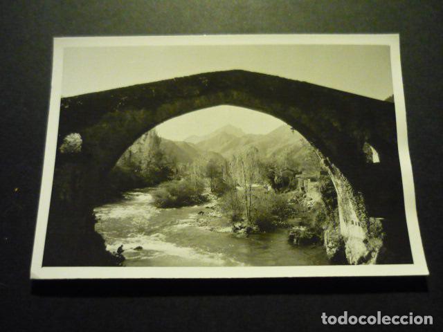 Fotograf&iacute;a antigua: CANGAS DE ONIS ASTURIAS ANTIGUA FOTOGRAFIA 11,5 X 8 CM