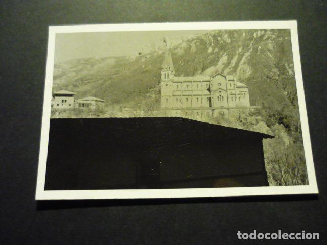 Fotograf&iacute;a antigua: COVADONGA ASTURIAS ANTIGUA FOTOGRAFIA 11,5 X 8 CM