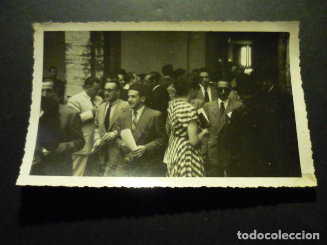 Alte Fotografie: SANTANDER 1948 APERTURA CURSOS UNIVERSIDAD MENENDEZ PELAYO ANTIGUA FOTOGRAFIA 13,5 X 8,5 CM