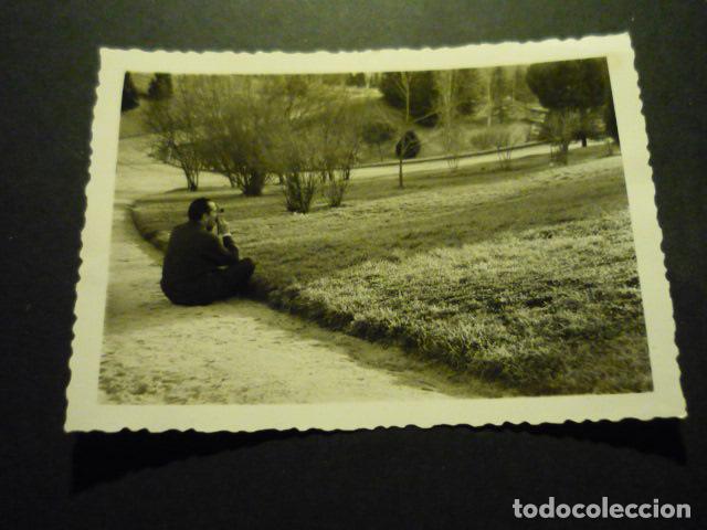 Fotografia antiga: MADRID PARQUE DEL OESTE ANTIGUA FOTOGRAFIA 7,5 X 10,5 CM
