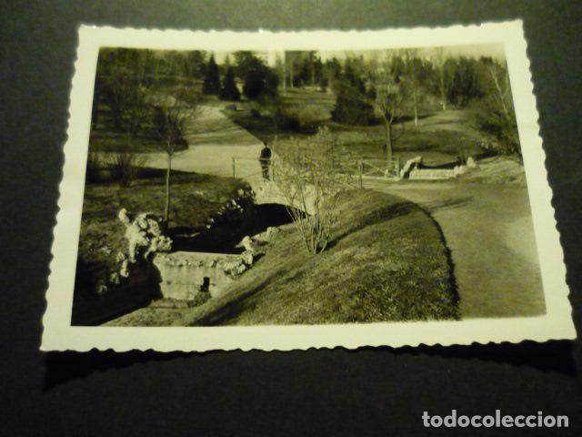 Alte Fotografie: MADRID PARQUE DEL OESTE ANTIGUA FOTOGRAFIA 7,5 X 10,5 CM