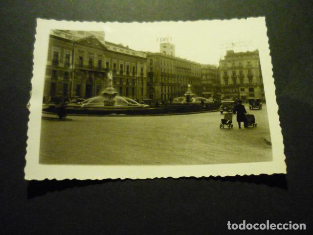 Antique Photography: MADRID PUERTA DEL SOL ANTIGUA FOTOGRAFIA 7,5 X 10,5 CM