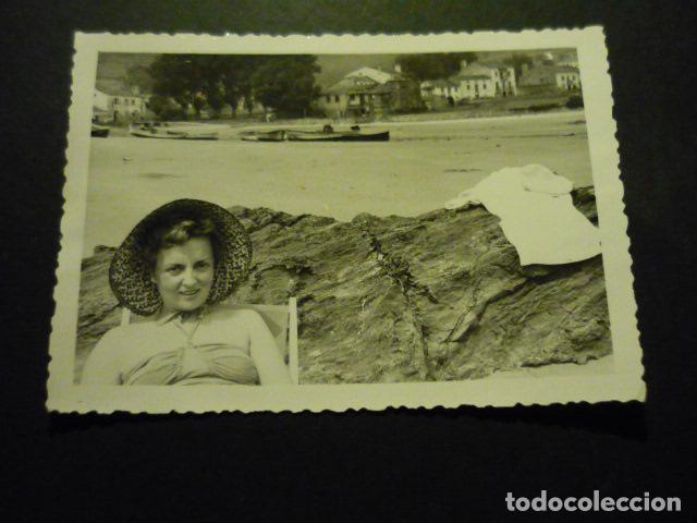 Fotografia antiga: EL BARQUERO LA CORU&Ntilde;A ANTIGUA FOTOGRAFIA 7,5 X 10,5 CM