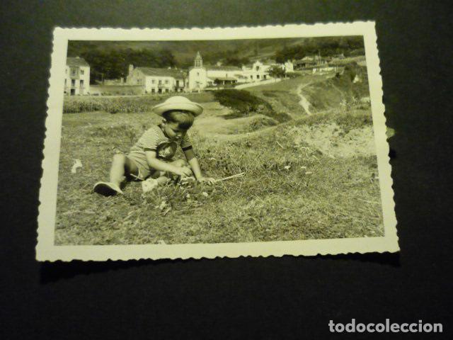 Fotografia antiga: EL BARQUERO LA CORU&Ntilde;A ANTIGUA FOTOGRAFIA 7,5 X 10,5 CM