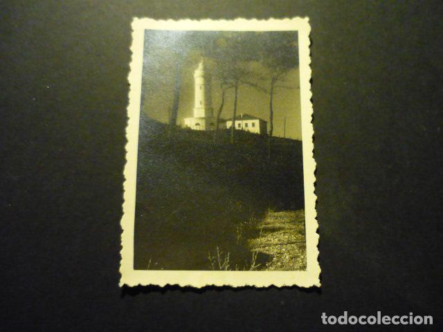 Antique Photography: SANTANDER FARO DE CABO MAYOR ANTIGUA FOTOGRAFIA 7,5 X 10,5 CM
