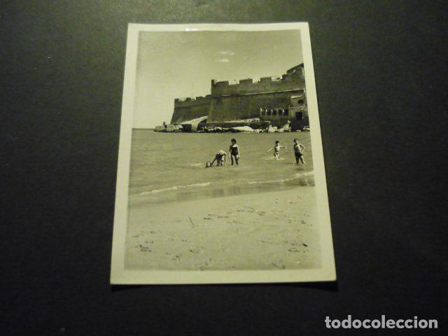 Fotograf&iacute;a antigua: PE&Ntilde;ISCOLA CASTELLON ANTIGUA FOTOGRAFIA 7,5 X 10,5 CM