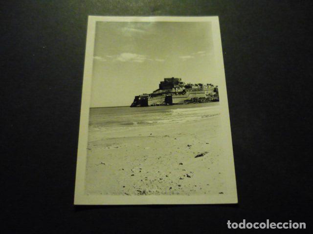 Fotograf&iacute;a antigua: PE&Ntilde;ISCOLA CASTELLON ANTIGUA FOTOGRAFIA 7,5 X 10,5 CM