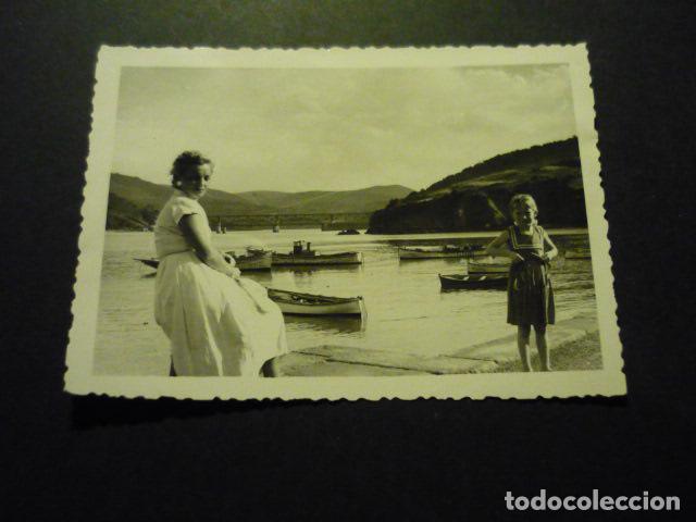 Antique Photography: EL BARQUERO LA CORU&Ntilde;A ANTIGUA FOTOGRAFIA 7,5 X 10,5 CM