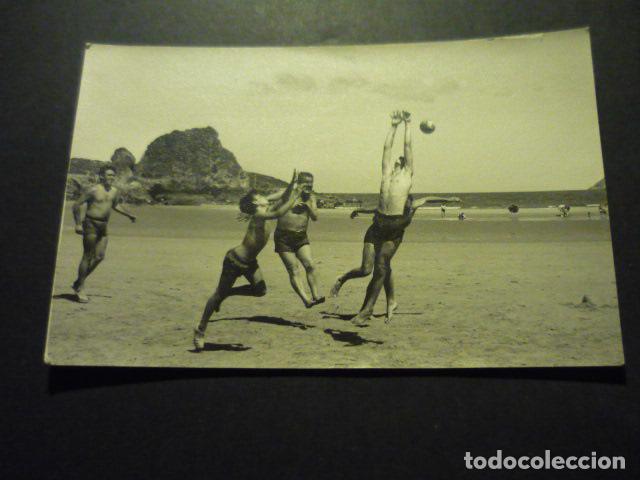 Fotograf&iacute;a antigua: VIVERO LUGO PARTIDO EN LA PLAYA ANTIGUA FOTOGRAFIA 9 X 13 CM