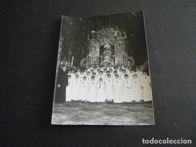 Fotograf&iacute;a antigua: SANTIAGO DE COMPOSTELA ESCOLANIA DE LA CATEDRAL ANTIGUA FOTOGRAFIA 9 X 12 CM