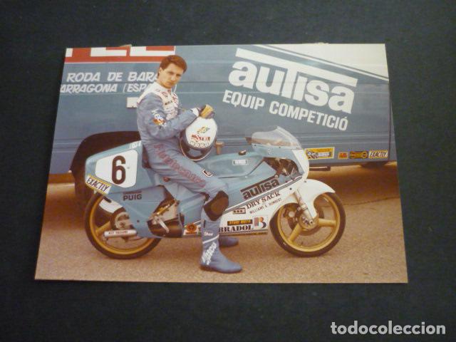 Fotograf&iacute;a antigua: JUAN R. BOLART MOTOCICLISMO ANTIGUA FOTOGRAFIA 12 X 17 CM