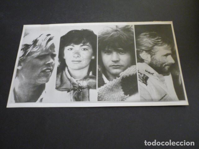 Alte Fotografie: THIERRY SABINE AUTOMOVILISMO RALLYE PARIS DAKAR ANTIGUA FOTOGRAFIA 16 X 22 CM