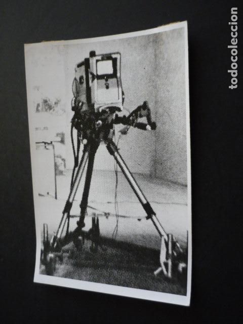 Fotograf&iacute;a antigua: CAMARA DE TELEVISION ANTIGUA FOTOGRAFIA 18 X 12 CM
