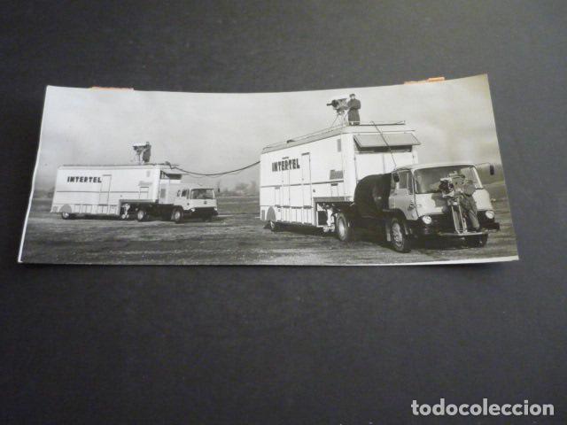 Fotograf&iacute;a antigua: ESTACION MOVIL DE TELEVISION ANTIGUA FOTOGRAFIA 10 X 24 CM