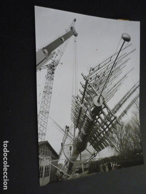 Alte Fotografie: ROTTERDAM HOLANDA GRAN ANTENA DE TELEVISION ANTIGUA FOTOGRAFIA 18 X 24 CM