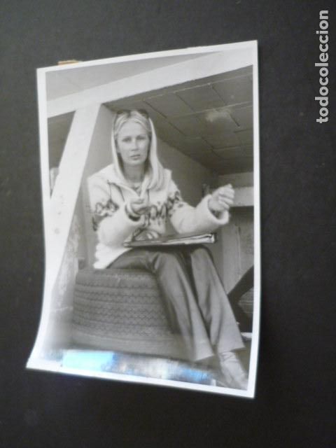 Fotograf&iacute;a antigua: MARIE CLAUDE BEAUMONT CORREDOR AUTOMOVILISMO ANTIGUA FOTOGRAFIA 12 X 18 CM