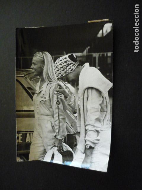 Fotograf&iacute;a antigua: MARIE CLAUDE BEAUMONT MUJER CORREDOR AUTOMOVILISMO ANTIGUA FOTOGRAFIA 12 X 18 CM