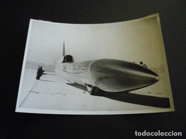 Fotograf&iacute;a antigua: GARY GABELICH CORREDOR AUTOMOVILISMO BOLIDO THE BLUE FLAME ANTIGUA FOTOGRAFIA 18 X 12 CM