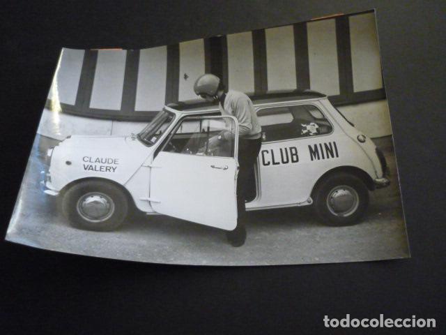 Alte Fotografie: MADRID CIRCUITO DEL JARAMA CLAUDE VALERY FUNDADOR CLUB MINI ANTIGUA FOTOGRAFIA 18 X 24 CM