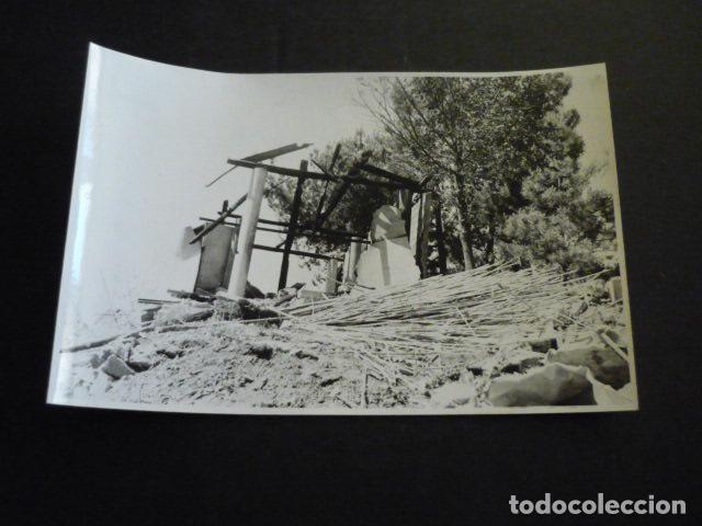 Fotografia antica: EL SOBRAL ORENSE EXPLOSION ANTIGUA FOTOGRAFIA 12 X 17 CM