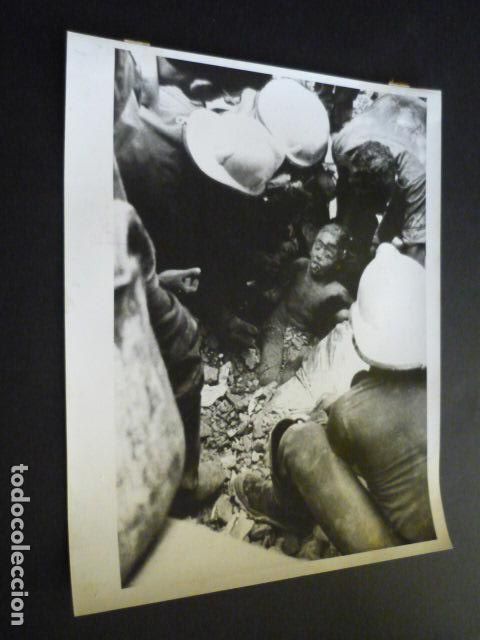 Fotografia antiga: TARRAGONA EL SERELL&Oacute; EXPLOSION ANTIGUA FOTOGRAFIA 20 X 25 CM