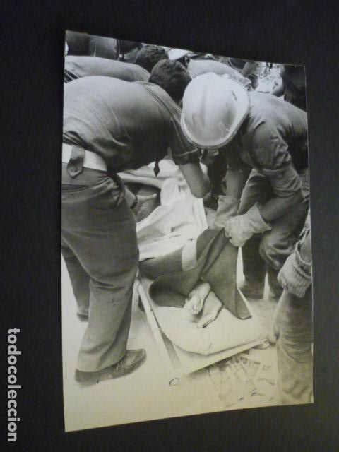 Alte Fotografie: TARRAGONA EL SERELL&Oacute; EXPLOSION ANTIGUA FOTOGRAFIA 18 X 24 CM