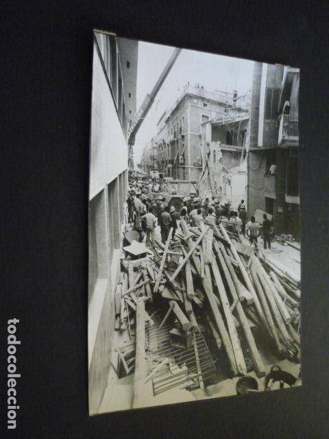 Alte Fotografie: TARRAGONA EL SERELL&Oacute; EXPLOSION ANTIGUA FOTOGRAFIA 18 X 24 CM