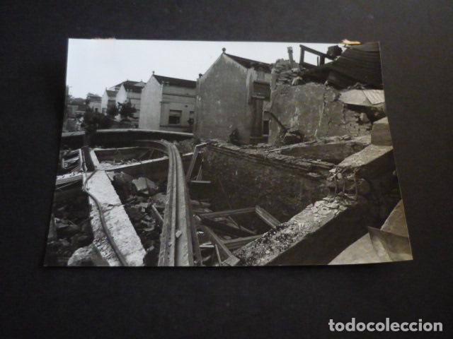 Alte Fotografie: BARCELONA PLANTA DE GAS EXPLOSION ANTIGUA FOTOGRAFIA 13 X 18 CM