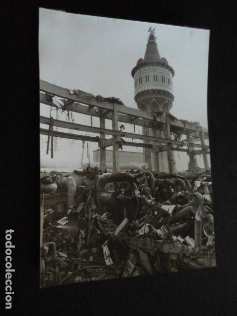 Fotografia antiga: BARCELONA PLANTA DE GAS EXPLOSION ANTIGUA FOTOGRAFIA 13 X 18 CM