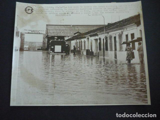 Antique Photography: BENALMADENA MALAGA INUNDACIONES ANTIGUA FOTOGRAFIA 20 X 25 CM
