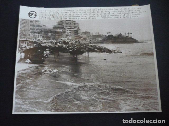 Antique Photography: BENALMADENA MALAGA INUNDACIONES ANTIGUA FOTOGRAFIA 20 X 25 CM