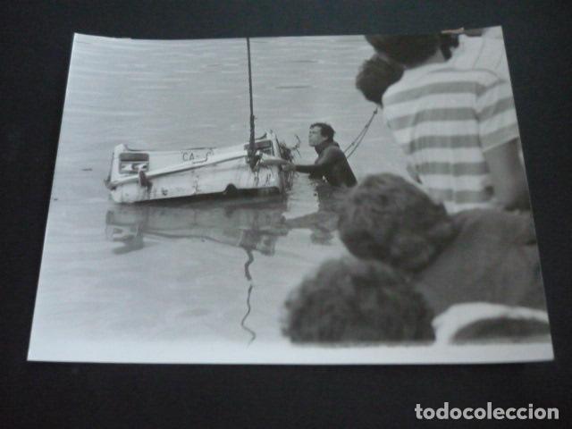 Alte Fotografie: RAMBLA DE MOLVIZAR GRANADA INUNDACIONES ANTIGUA FOTOGRAFIA 18 X 24 CM