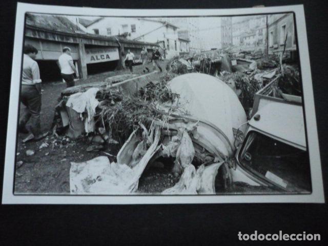 Antique Photography: PAIS VASCO INUNDACIONES ANTIGUA FOTOGRAFIA 18 X 24 CM