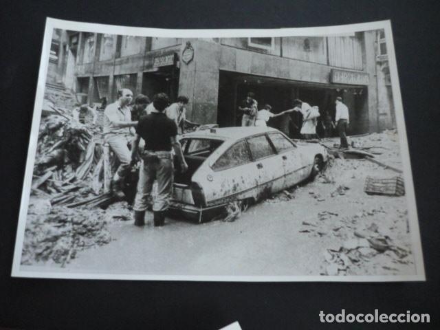 Fotografia antiga: BILBAO PAIS VASCO INUNDACIONES ANTIGUA FOTOGRAFIA 20 X 24 CM