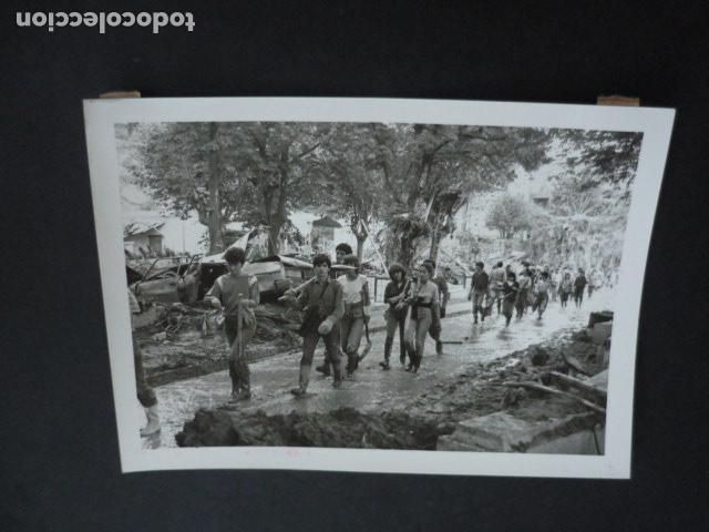 Antique Photography: GUIPUZCOA PAIS VASCO INUNDACIONES ANTIGUA FOTOGRAFIA 13 X 18 CM