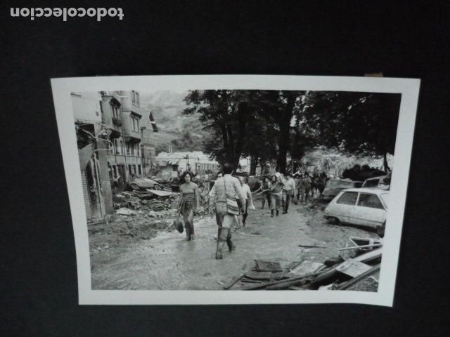 Antique Photography: GUIPUZCOA PAIS VASCO INUNDACIONES ANTIGUA FOTOGRAFIA 13 X 18 CM