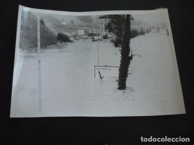 Antique Photography: SAN SEBASTIAN INUNDACIONES ANTIGUA FOTOGRAFIA 25 X 18 CM