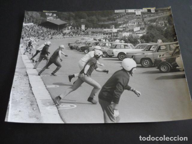 Antique Photography: LAS XXIV HORAS DE FRANCORCHAMPS AUTOMOVILISMO 1965 ANTIGUA FOTOGRAFIA 18 X 24 CM