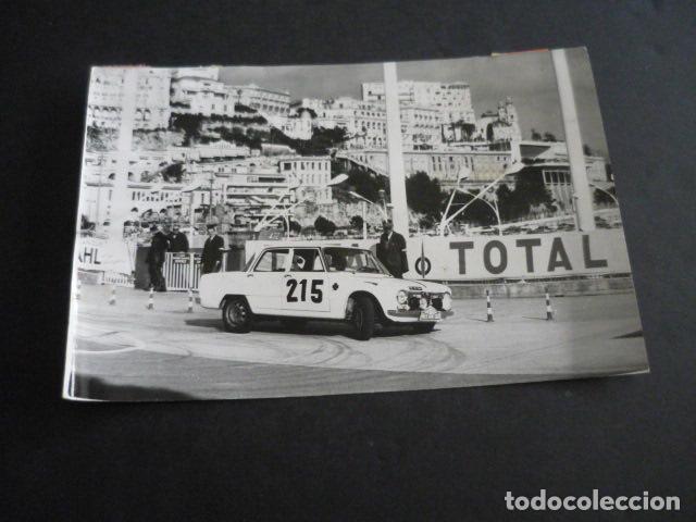 Antique Photography: XXV RALLYE DE MONTECARLO ENRIQUE RUIZ GIMENEZ AUTOMOVILISMO 1965 ANTIGUA FOTOGRAFIA 18 X 13 CM