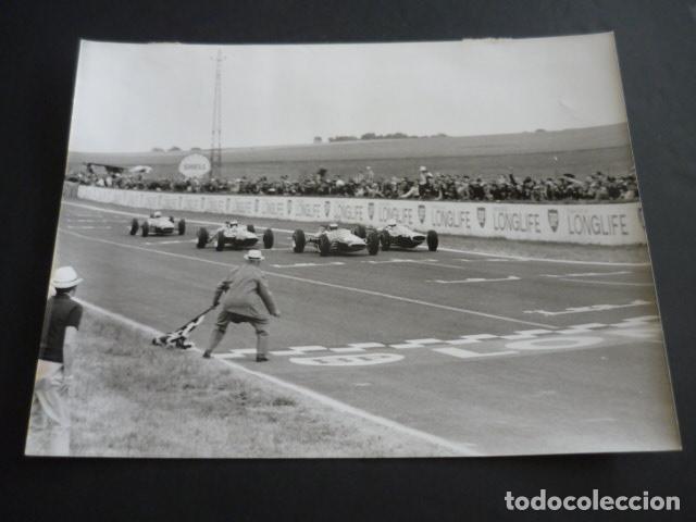Antique Photography: XII HORAS DE REIMS AUTOMOVILISMO 1965 ANTIGUA FOTOGRAFIA 18 X 24 CM