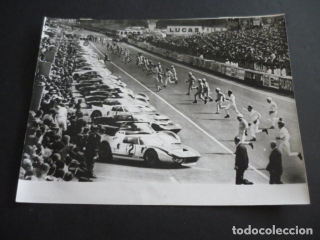 Antique Photography: XXIV HORAS DE LEMANS AUTOMOVILISMO 1965 ANTIGUA FOTOGRAFIA 18 X 24 CM