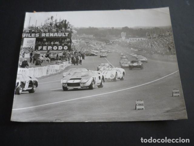 Antique Photography: XXIV HORAS DE LE MANS AUTOMOVILISMO 1965 ANTIGUA FOTOGRAFIA 18 X 24 CM