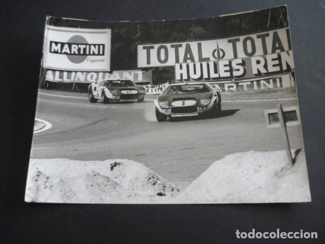 Antique Photography: LAS XXIV HORAS DE LE MANS KEN MILES AUTOMOVILISMO 1965 ANTIGUA FOTOGRAFIA 18 X 24 CM