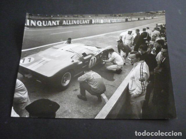 Antique Photography: LAS XXIV HORAS DE LE MANS AUTOMOVILISMO 1965 ANTIGUA FOTOGRAFIA 18 X 24 CM