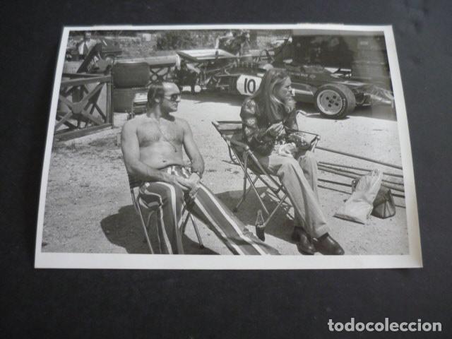 Antique Photography: MIKE HAILWOOD CORREDOR MOTOCICLISMO ANTIGUA FOTOGRAFIA 17 X 12 CM