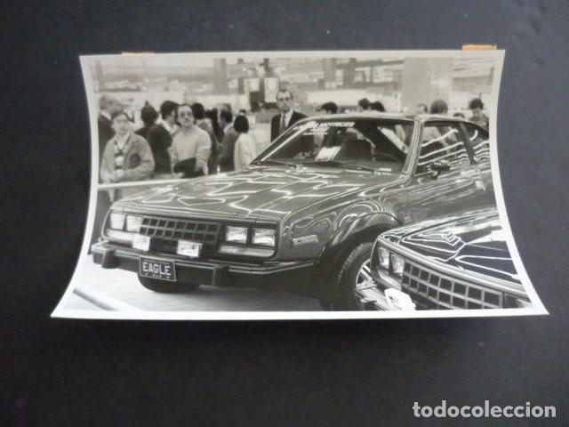Antique Photography: PARIS 67 SALON DE AUTOMOVIL, AUTOMOVIL EAGLE ANTIGUA FOTOGRAFIA 13 X 18 CM