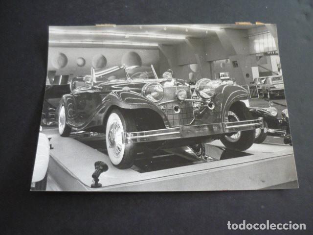 Fotograf&iacute;a antigua: GINEBRA SALON DE AUTOMOVIL MERCEDES 540 K ANTIGUA FOTOGRAFIA 13 X 18 CM