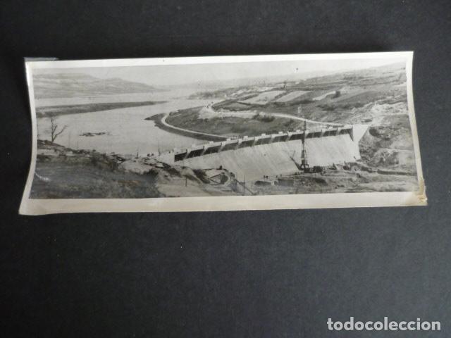 Fotograf&iacute;a antigua: PANTANO DEL EBRO CANTABRIA VISTA ANTIGUA FOTOGRAFIA 7 X 17,5 CM