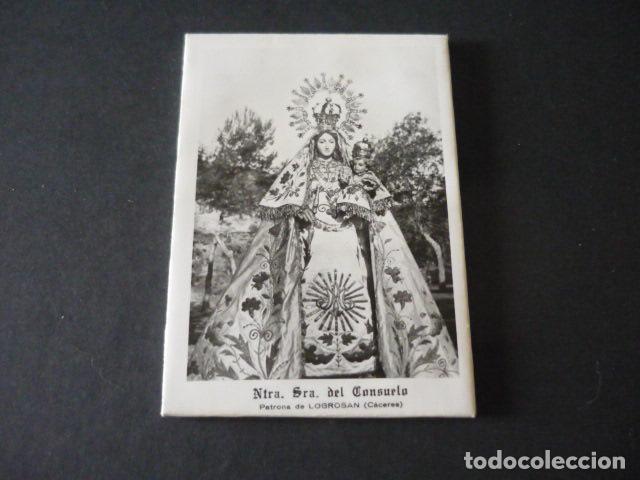 Antique Photography: LOGROSAN CACERES NUESTRA SE&Ntilde;ORA DEL CONSUELO ANTIGUA FOTOGRAFIA 8,5 X 12 CM